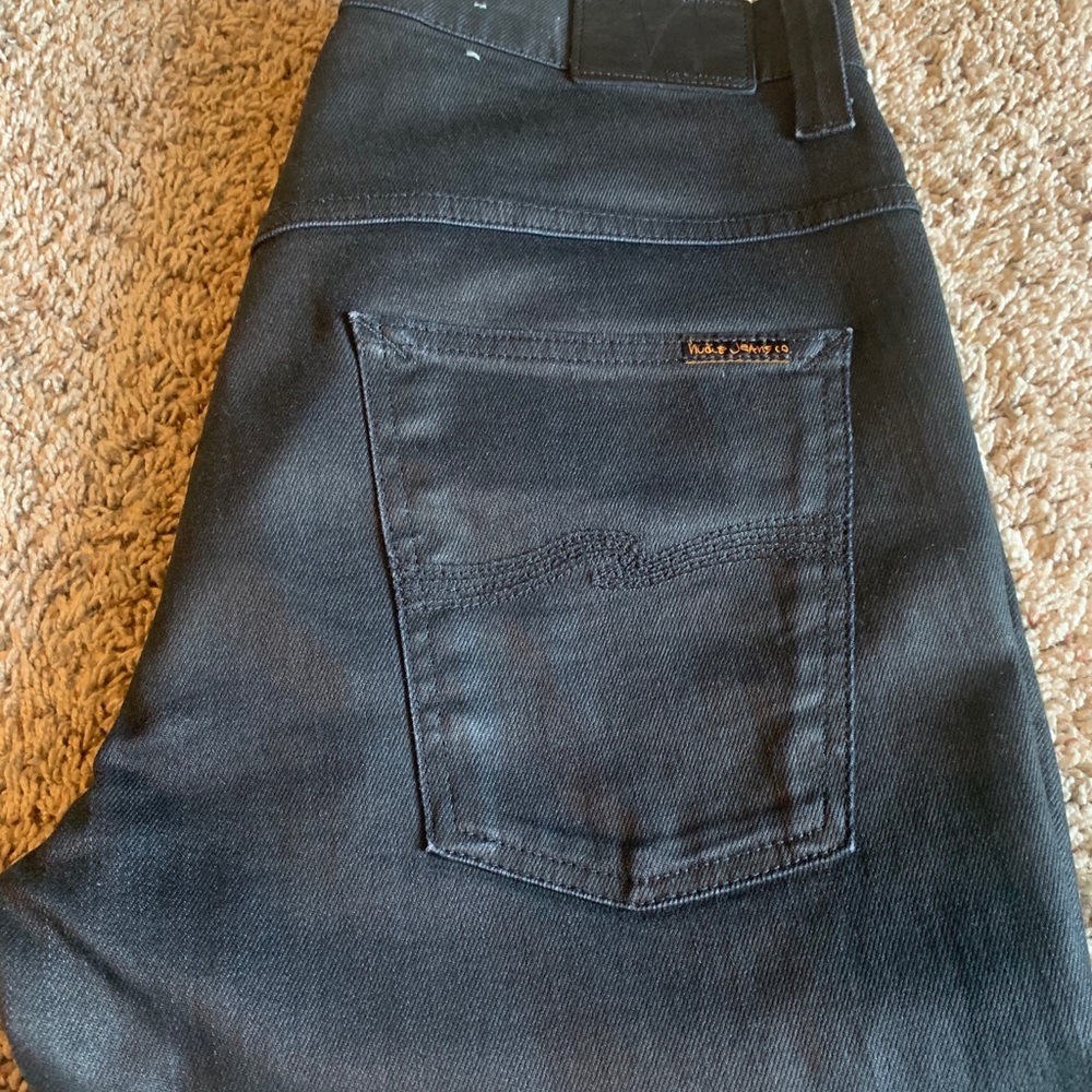 Nudie Jeans Black W34 L34